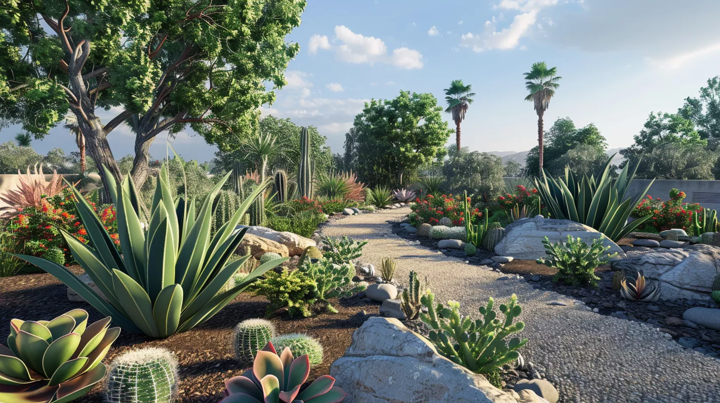 اختيار النباتات المحلية والمقاومة للجفاف